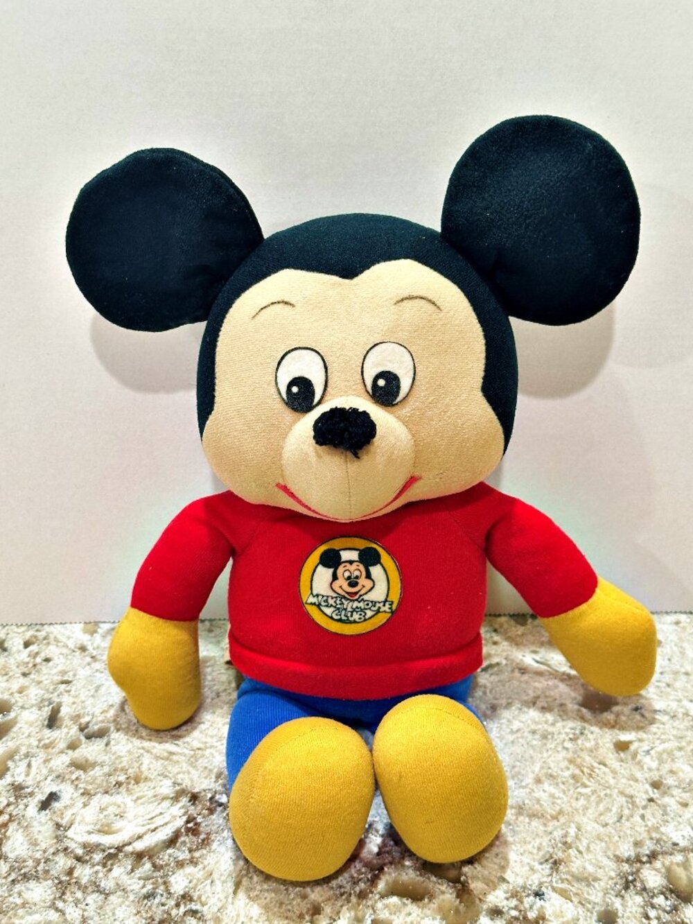 Vintage Knickerbocker 1976 Walt Disney Mickey Mouse Club Plush Stuffed Doll 13"